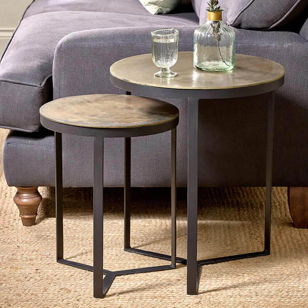 Nkuku Karoko Set of two Side Tables